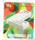 LUXEMBOURG 2013 Postocollants ,Stamp On Stamp, Demosthenes, Eudokia, Bridge,  India, Cover (**) - Cartas & Documentos