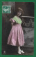 GRETE REINWALD ? - Fantaisie Enfants Petite Fille - Portrait Fillette ,  Cheveux Bouclés  - - Other & Unclassified