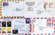 Bolivien 1962/67, 4 Luftpost Briefe N. Deutschland, Dabei Ein Einschreiben - Bolivien