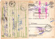 BRD 1971, Auslandspaketkarte V. Wuppertal Vohwinkel M. Schweden Gebührenzettel - Lettres & Documents