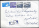 Israel Lod Registered Cover Mailed To Germany 1976. 3.90L Rate Mount Hermon Sheeps Stamp - Brieven En Documenten