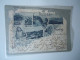INDIA   RARE  POSTCARDS  1905 GREETING FROM DARJEELING  CORNER CUP  MORE  PURHASES 10%  DISSCOUNT - India