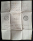 Baden 1860, Brief Rechnung FREIBURG 5. Feb. Geprüft Fleming BPP, Mi 7 - Storia Postale