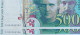 Suite De 2 Billets 500 Francs PIERRE Et MARIE CURIE 1994 - Numéros Consécutifs P024309535 Et 36 - 500 F 1994-2000 ''Pierre En Marie Curie''