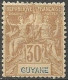 GUAYANA FRANCESA YVERT NUM. 38 NUEVO SIN GOMA TIENE UNA PEQUEÑA TRANSPARENCIA - Unused Stamps