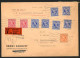 Amerik.+Brit. Zone (Bizone), 1946, 5, 8 (2) + 9(6), Brief - Lettres & Documents