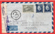 Censoir, Examined /Marque N°3 / Par Avion 29.10.48 /Timbre Surchargé 1-9-1946 / Horgen Switzerland - Postmarks - EMA (Printer Machine)