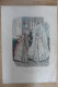 Gravure De Mode Du Journal Le Salon De La Mode 1884 Robe De Mariée - Grand Format 37 X 26 Cm - Prenten & Gravure