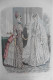 Gravure De Mode Du Journal Le Salon De La Mode 1884 Robe De Mariée - Grand Format 37 X 26 Cm - Estampas & Grabados