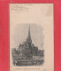 CARENTAN . EGLISE NOTRE-DAME ( Cote Est ) DOS NON DIV AFFR LE 18-2-1904  .  2 SCANNES - Carentan