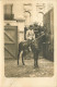 MILITARIA CARTE PHOTO MILITAIRE A CHEVAL - Weltkrieg 1914-18