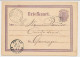 Buitenpost - Trein Takjestempel Harlingen - Winschoten 1872 - Lettres & Documents