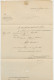 Hoogeveen - Trein Takjestempel Meppel - Groningen 1872 - Lettres & Documents