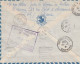 Delcampe - 1944 /1958 - Collection De 16 Enveloppes PAR AVION - POSTE AERIENNE - Nombreux Timbres - 32 Scans - Otros & Sin Clasificación