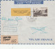 Delcampe - 1944 /1958 - Collection De 16 Enveloppes PAR AVION - POSTE AERIENNE - Nombreux Timbres - 32 Scans - Andere & Zonder Classificatie