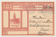 Briefkaart G. 214 L ( Lemmer) Hilversum - Italie 1934 - Interi Postali