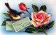 FLOWERS Vintage Ansichtskarte Postkarte CPSMPF #PKG086.DE - Flowers