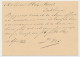 Zaandijk - Trein Takjestempel Zaandam - Uitgeest 1876 - Briefe U. Dokumente