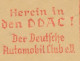 Meter Cover Deutsche Reichspost / Germany 1937 Yhe German Automobile Club - Automobili