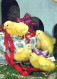 OSTERN HUHN EI Vintage Ansichtskarte Postkarte CPSM #PBO842.DE - Pâques