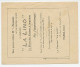 Postal Cheque Cover France 1923 Printing Press - La LIno - Unclassified