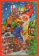 WEIHNACHTSMANN SANTA CLAUS Neujahr Weihnachten Vintage Ansichtskarte Postkarte CPSM #PBL089.DE - Santa Claus