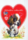 HUND Tier Vintage Ansichtskarte Postkarte CPSM #PAN864.DE - Hunde