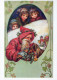 WEIHNACHTSMANN SANTA CLAUS KINDER WEIHNACHTSFERIEN Vintage Postkarte CPSM #PAK362.DE - Santa Claus