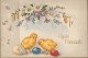 PASCUA POLLO HUEVO Vintage Tarjeta Postal CPA #PKE412.ES - Easter