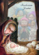 Virgen María Virgen Niño JESÚS Religión Vintage Tarjeta Postal CPSM #PBQ043.ES - Virgen Mary & Madonnas