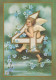 ÁNGEL Navidad Vintage Tarjeta Postal CPSM #PBP527.ES - Angeli