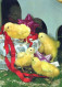 PASCUA POLLO HUEVO Vintage Tarjeta Postal CPSM #PBO840.ES - Easter