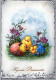 PASCUA POLLO HUEVO Vintage Tarjeta Postal CPSM #PBO590.ES - Easter