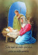 Virgen María Virgen Niño JESÚS Navidad Religión Vintage Tarjeta Postal CPSM #PBB754.ES - Jungfräuliche Marie Und Madona