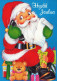 PAPÁ NOEL NAVIDAD Fiesta Vintage Tarjeta Postal CPSM #PAK689.ES - Santa Claus