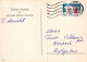 PAPÁ NOEL NIÑO NAVIDAD Fiesta Vintage Tarjeta Postal CPSM #PAK283.ES - Santa Claus