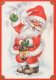 PAPÁ NOEL NAVIDAD Fiesta Vintage Tarjeta Postal CPSM #PAJ645.ES - Santa Claus