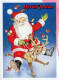 PAPÁ NOEL NAVIDAD Fiesta Vintage Tarjeta Postal CPSMPF #PAJ443.ES - Kerstman