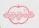 Meter Cover Netherlands 1990 Apple - Dedemsvaart - Fruit