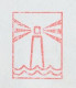 Meter Cover Netherlands 1986 Lighthouse - Leuchttürme