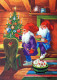 PÈRE NOËL NOËL Fêtes Voeux Vintage Carte Postale CPSM #PAK970.FR - Santa Claus