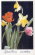 FLOWERS Vintage Postcard CPA #PKE661.GB - Bloemen