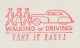 Meter Top Cut USA 1960 Traffic Safety - Walking - Car - Pedestrians - Otros & Sin Clasificación