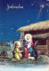 Virgen Mary Madonna Baby JESUS Christmas Religion Vintage Postcard CPSM #PBP979.GB - Jungfräuliche Marie Und Madona