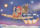 SANTA CLAUS Happy New Year Christmas Vintage Postcard CPSM #PBB237.GB - Kerstman