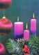 Happy New Year Christmas CANDLE Vintage Postcard CPSM #PAW161.GB - Neujahr