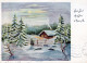 Happy New Year Christmas Vintage Postcard CPSM #PAV798.GB - Neujahr