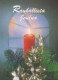 Happy New Year Christmas CANDLE Vintage Postcard CPSM #PAV434.GB - Nouvel An