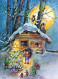 Happy New Year Christmas Vintage Postcard CPSM #PAU789.GB - Neujahr