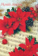 Happy New Year Christmas FLOWERS Vintage Postcard CPSM #PAV123.GB - Neujahr